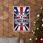 England Soccer Fan Art Poster | Matte Vertical Poster | World Cup 2026 Wall Decor
