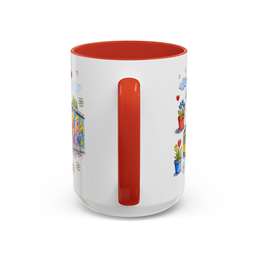 Berlin Travel Mug | European City Souvenir Accent Coffee Mug | 11oz 15oz Ceramic Cup
