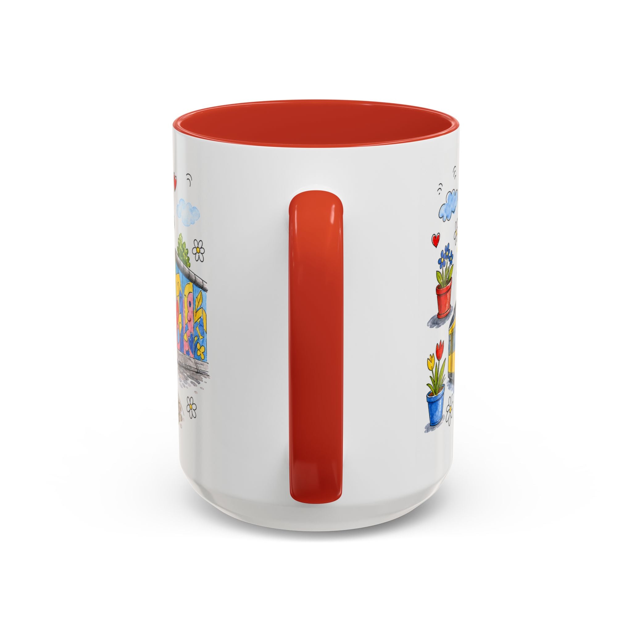 Berlin Travel Mug | European City Souvenir Accent Coffee Mug | 11oz 15oz Ceramic Cup