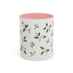 Florida Orange blossom Mug, State Flower Floral Coffee Cup, 11oz Botanical Gift