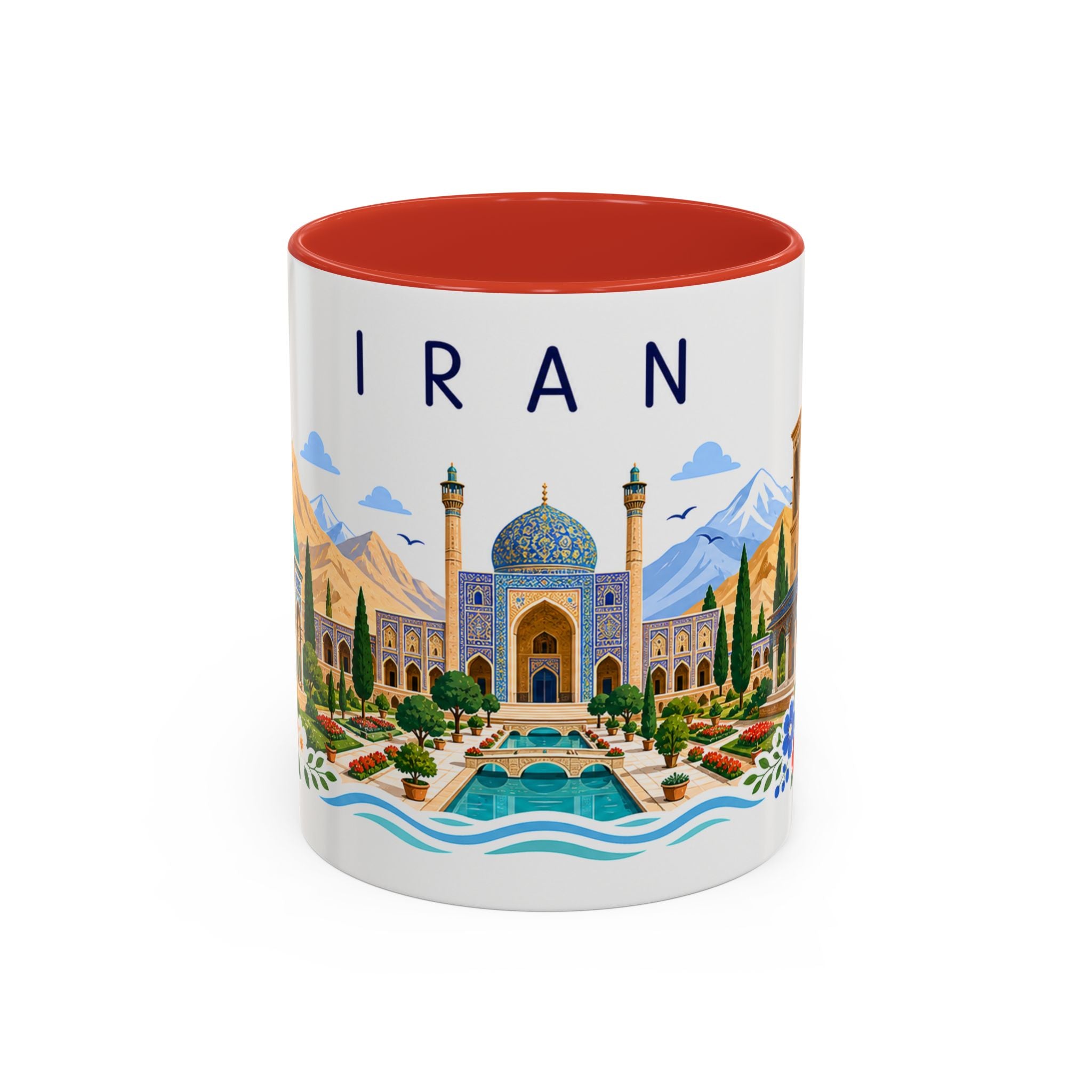 Iran Coffee Mug | Travel Souvenir Accent Mug | Place Gift Ceramic Cup 11oz 15oz