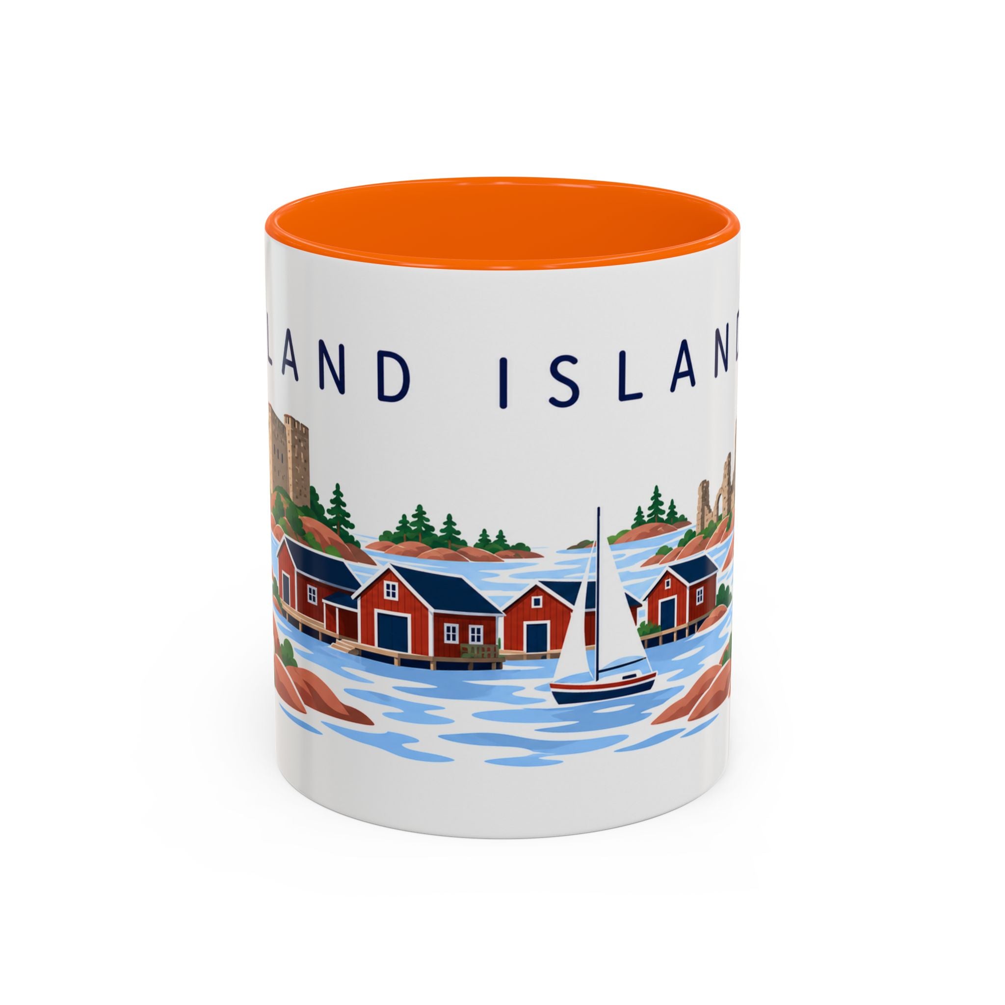 Åland Islands Coffee Mug | Travel Souvenir Accent Mug | Country Gift Ceramic Cup 11oz 15oz