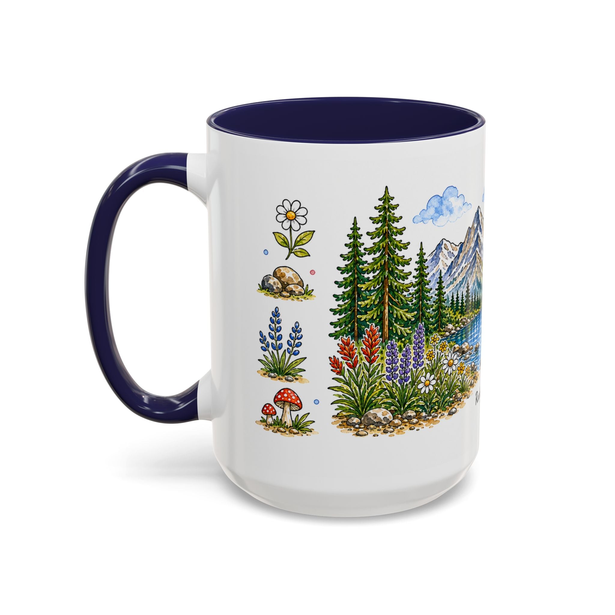 Rocky Mountain National Park Mug | US Travel Souvenir Accent Coffee Mug | 11oz 15oz Ceramic Cup