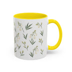 New Mexico Yucca Flower Mug, State Flower Floral Coffee Cup, 11oz Botanical Gift