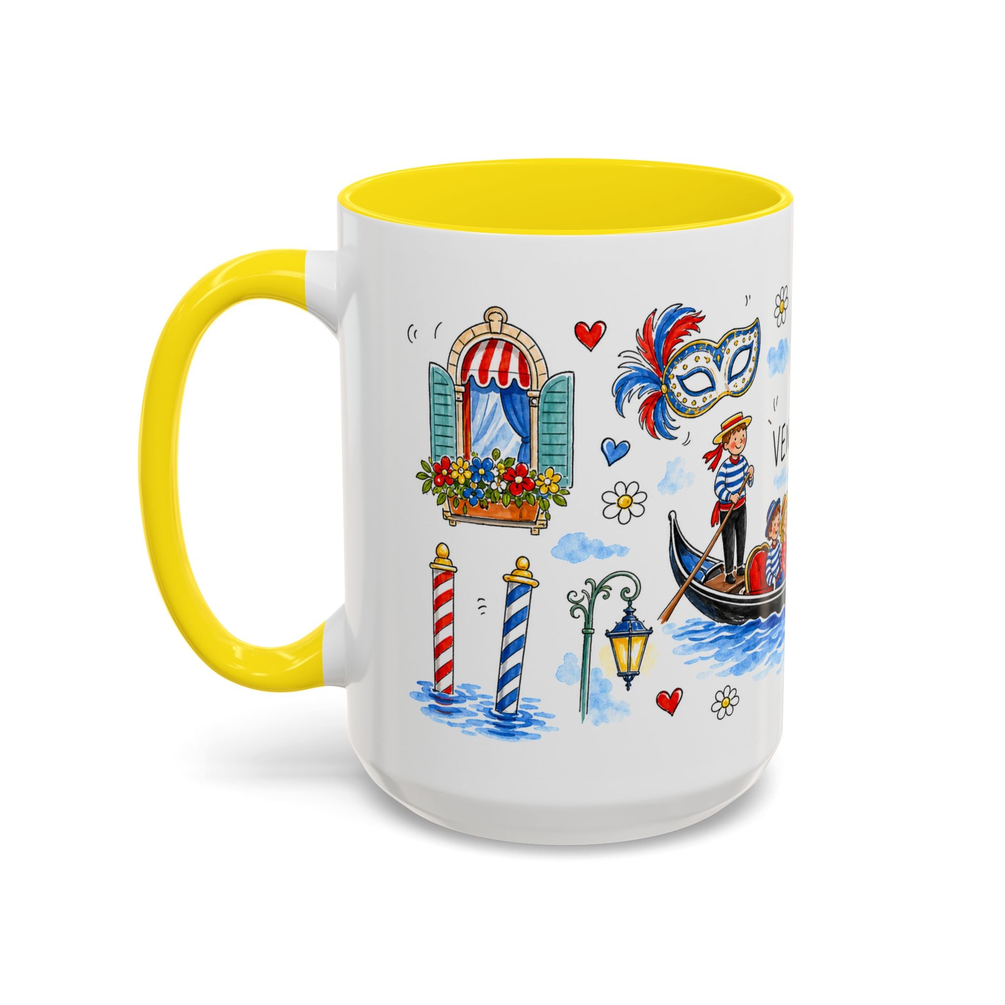 Venice Travel Mug | European City Souvenir Accent Coffee Mug | 11oz 15oz Ceramic Cup