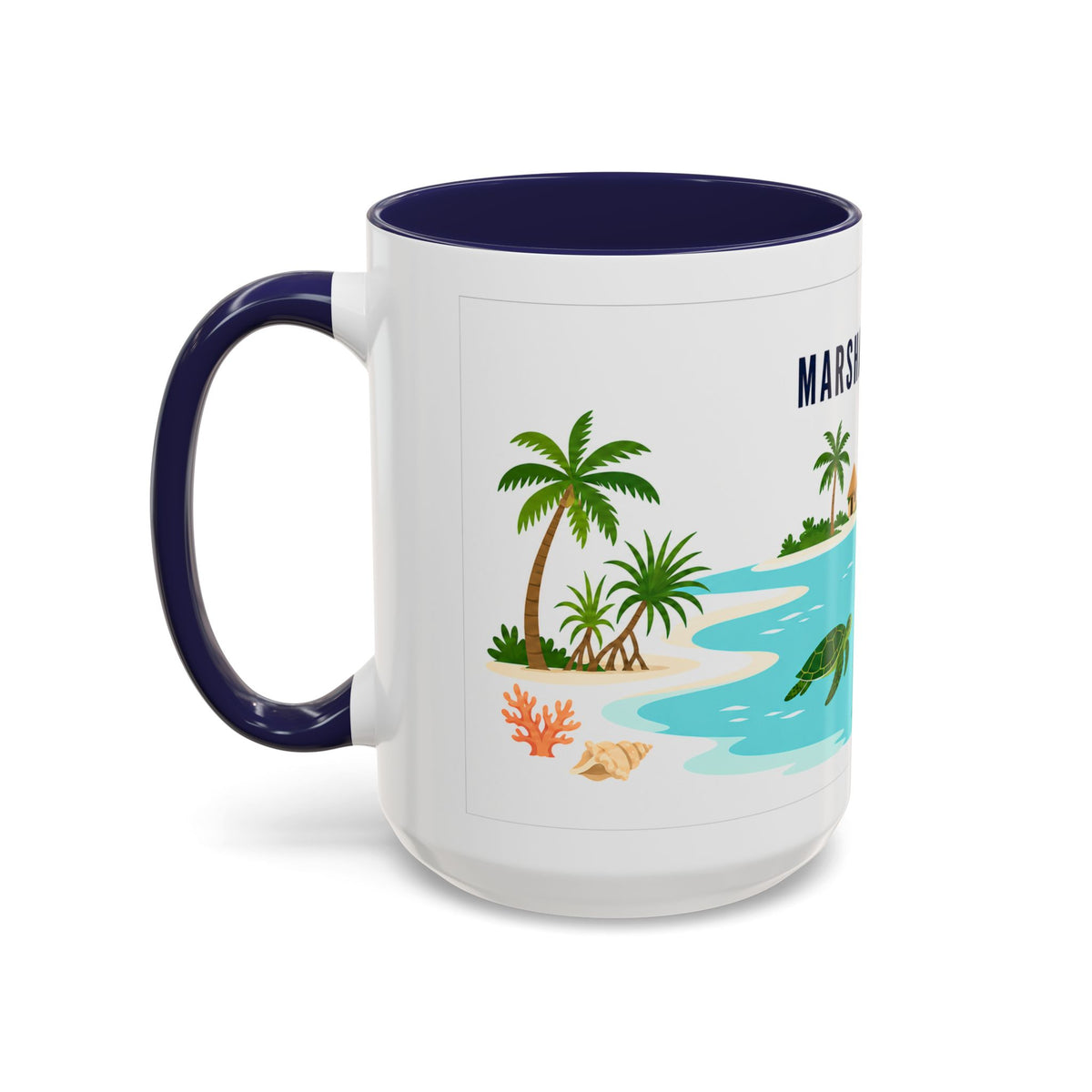 Marshall Islands Coffee Mug | Travel Souvenir Accent Mug | Country Gift Ceramic Cup 11oz 15oz