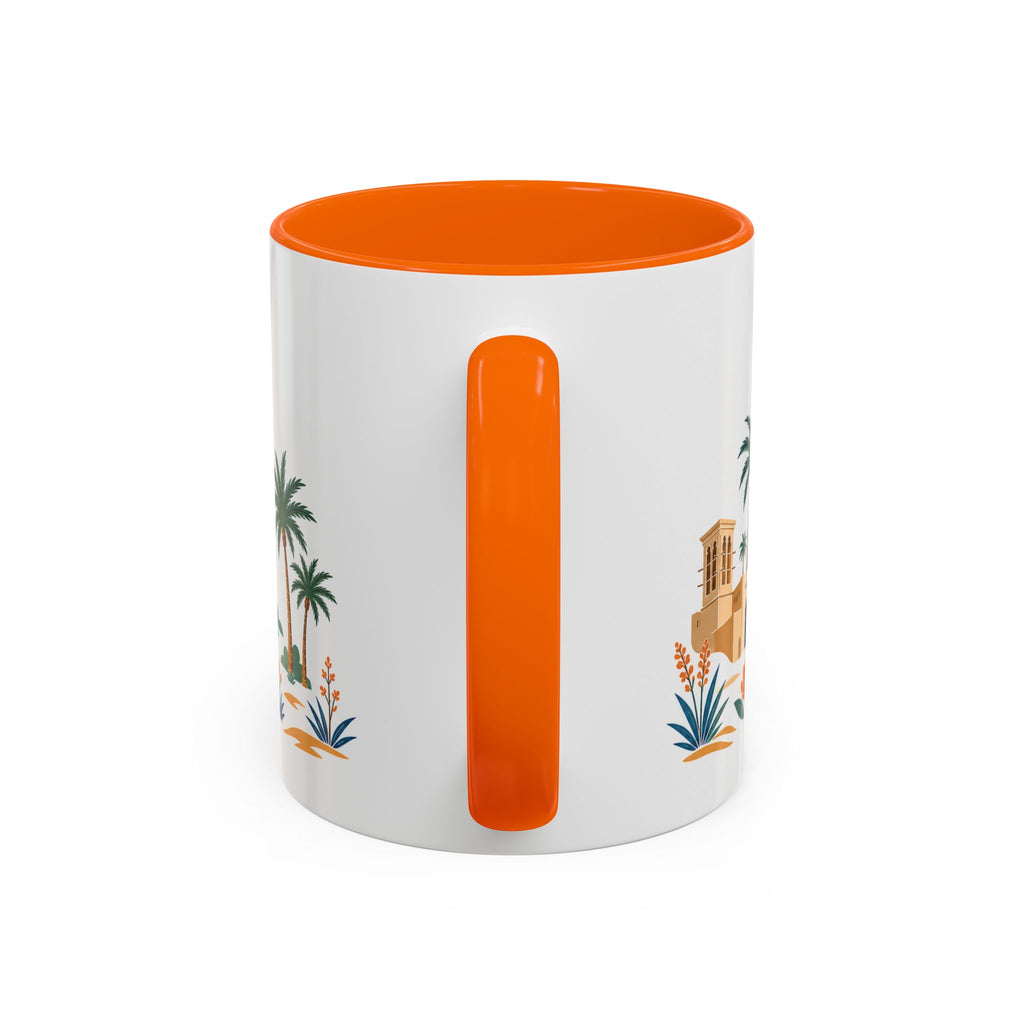 Sharjah Coffee Mug | United Arab Emirates Travel Souvenir | Porcelain Decal City Gift | 11oz 15oz Accent Mug