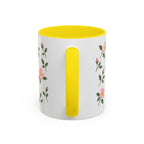 Iowa Wild Rose Mug, State Flower Floral Coffee Cup, 11oz Botanical Gift