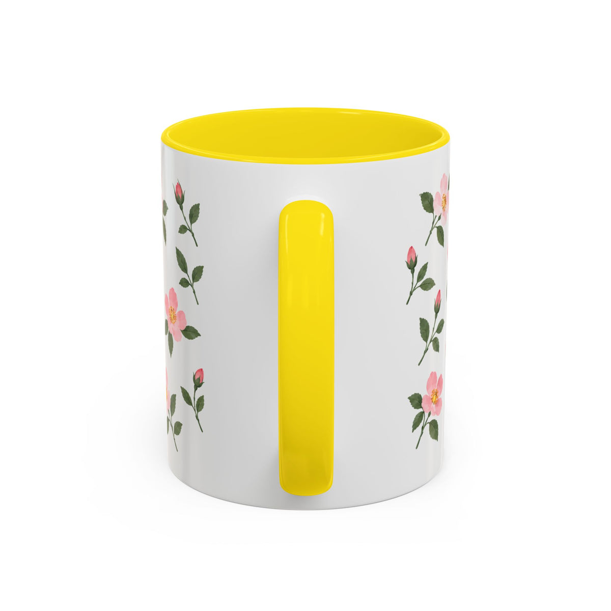 Iowa Wild Rose Mug, State Flower Floral Coffee Cup, 11oz Botanical Gift
