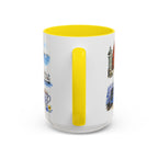 Stockholm Illustrated Travel Mug | City Souvenir Accent Coffee Mug | 11oz 15oz Ceramic Cup