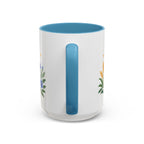 Virgo Zodiac Coffee Mug | Maiden and Wheat Design | Astrology Birthday Gift | 11 oz 15 oz Ceramic Accent Mug