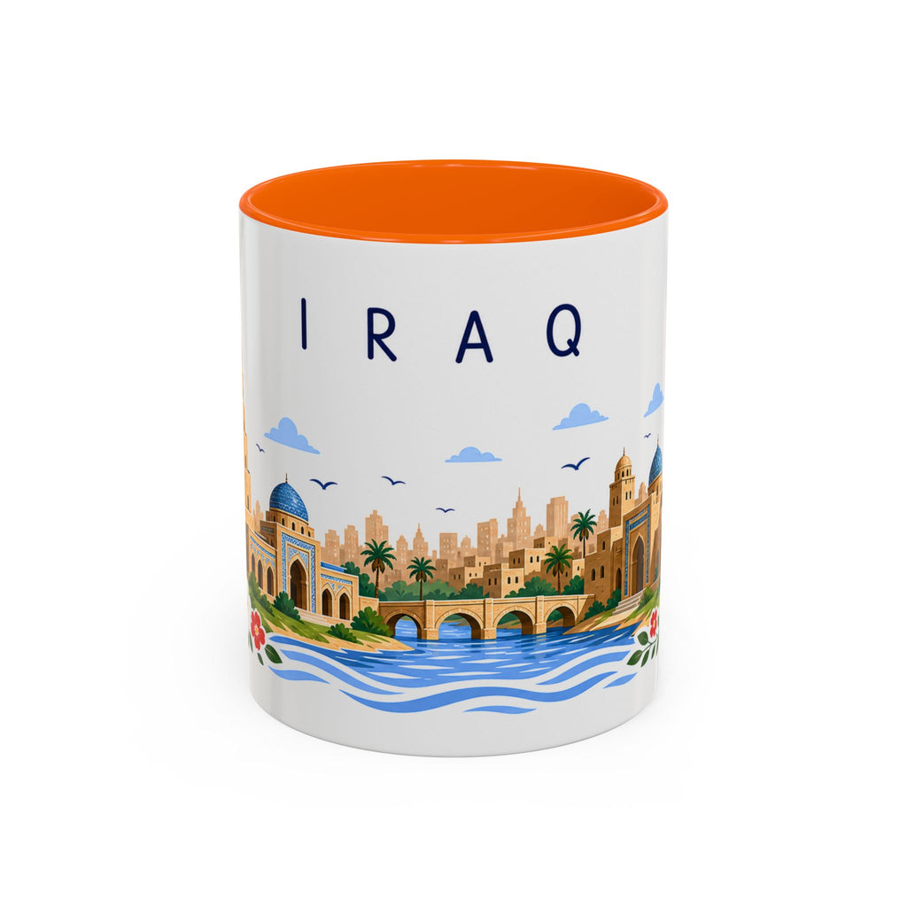 Iraq Coffee Mug | Travel Souvenir Accent Mug | Place Gift Ceramic Cup 11oz 15oz
