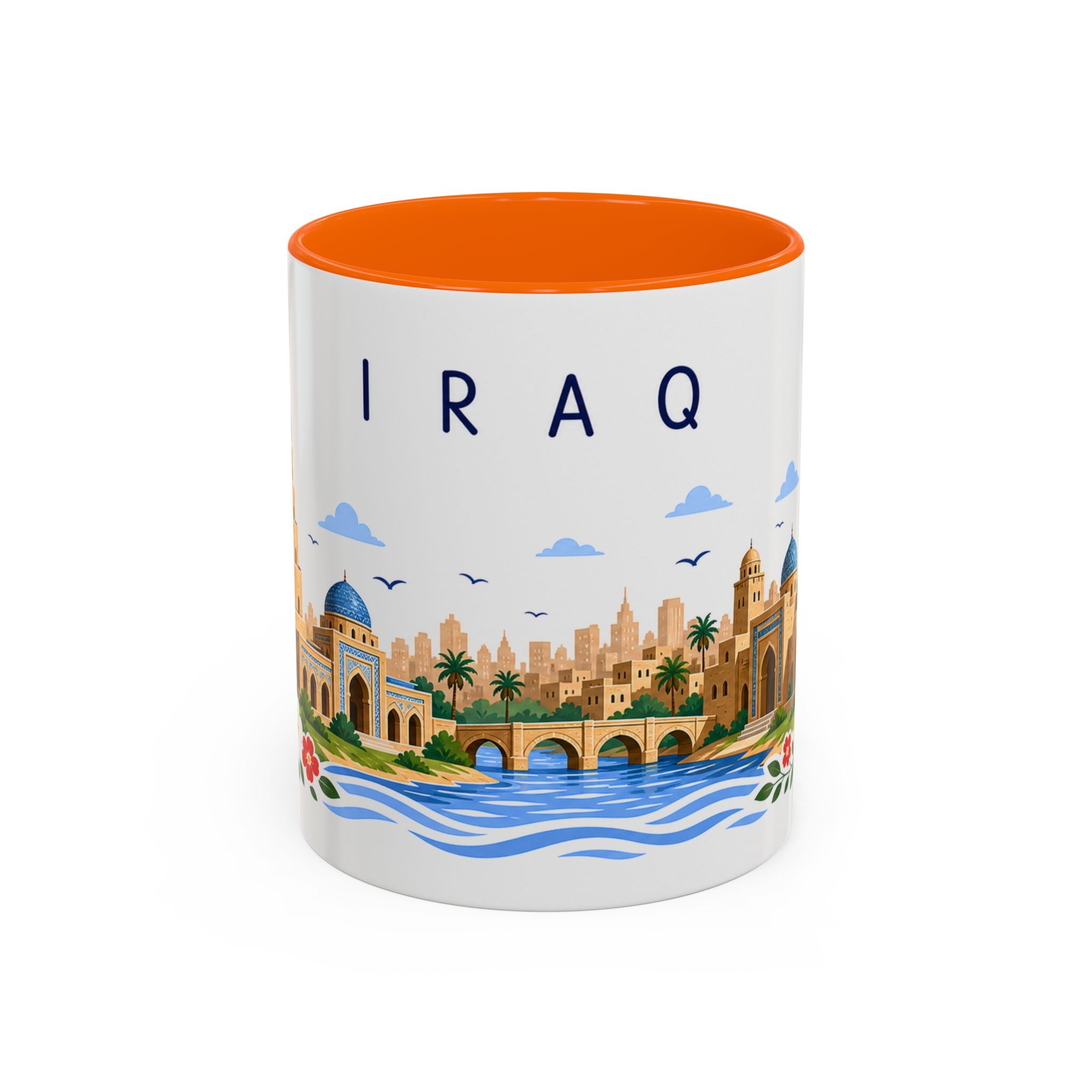 Iraq Coffee Mug | Travel Souvenir Accent Mug | Place Gift Ceramic Cup 11oz 15oz