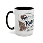 Rann of Kutch Mug, India Travel Souvenir, Bucket List Gift, Accent Ceramic Coffee Mug 11oz 15oz