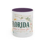 Florida State Mug | Moving Away, Homesick Gift | Long Distance Friendship Coffee Cup