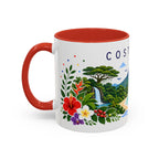 Costa Rica Coffee Mug | Travel Souvenir Accent Mug | Place Gift Ceramic Cup 11oz 15oz