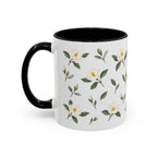 Georgia Sweetbay Magnolia Mug, State Flower Floral Coffee Cup, 11oz Botanical Gift