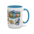 Innsbruck Illustrated Travel Mug | City Souvenir Accent Coffee Mug | 11oz 15oz Ceramic Cup