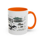 Everglades National Park Coffee Mug | Florida Wetlands Wildlife Kayak Gift | Accent Color Ceramic 11oz 15oz