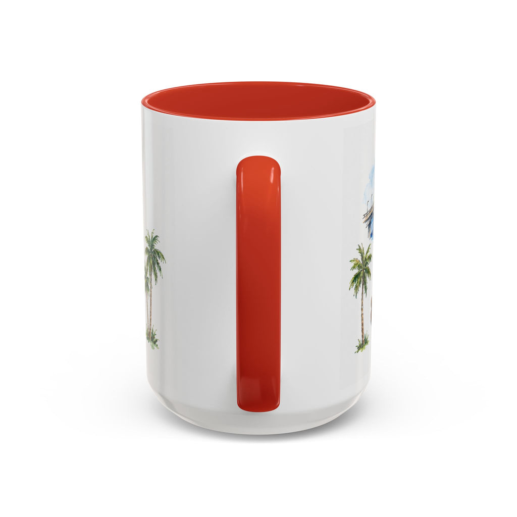 Tampa Illustrated Travel Mug | City Souvenir Accent Coffee Mug | 11oz 15oz Ceramic Cup