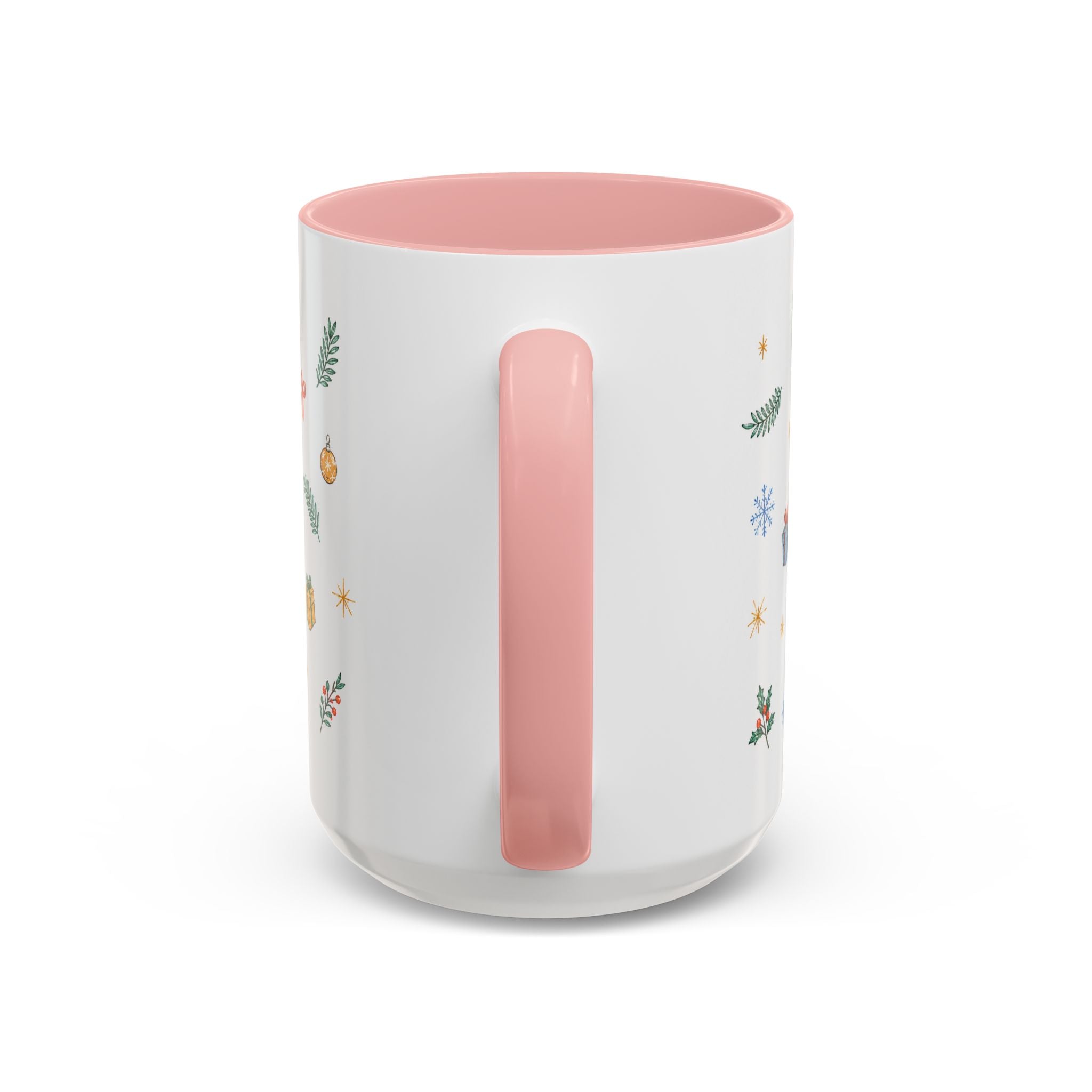 Angkor Christmas Mug | Watercolor Travel Souvenir | Holiday Gift | Accent Ceramic Coffee Cup 11oz 15oz