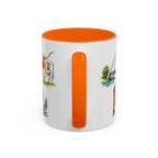 Dallas Illustrated Travel Mug | City Souvenir Accent Coffee Mug | 11oz 15oz Ceramic Cup