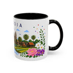 Cambodia Coffee Mug | Travel Souvenir Accent Mug | Place Gift Ceramic Cup 11oz 15oz