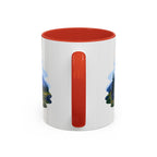 Rocky Mountain National Park Coffee Mug | Solid Color Block Park Souvenir | 11oz 15oz Accent Mug