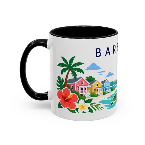 Barbados Coffee Mug | Travel Souvenir Accent Mug | Country Gift Ceramic Cup 11oz 15oz