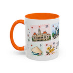 Ho Chi Minh City Coffee Mug | Postage Stamp Collage Mug | Travel Souvenir Accent Cup 11oz 15oz