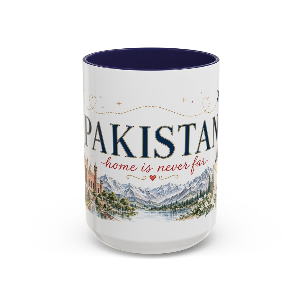 Pakistan Home Country Mug | Moving Away Gift | Long Distance Friendship | 11 oz 15 oz Accent Mug