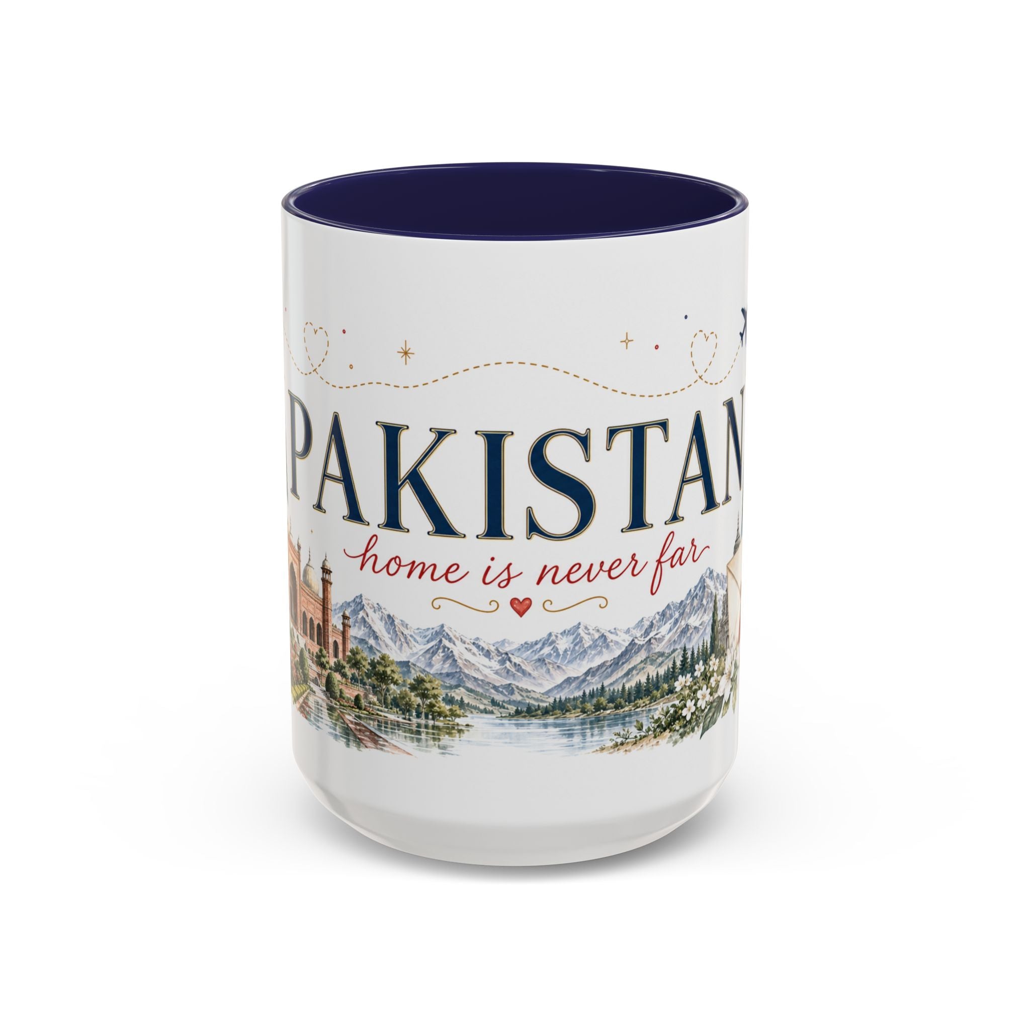 Pakistan Home Country Mug | Moving Away Gift | Long Distance Friendship | 11 oz 15 oz Accent Mug