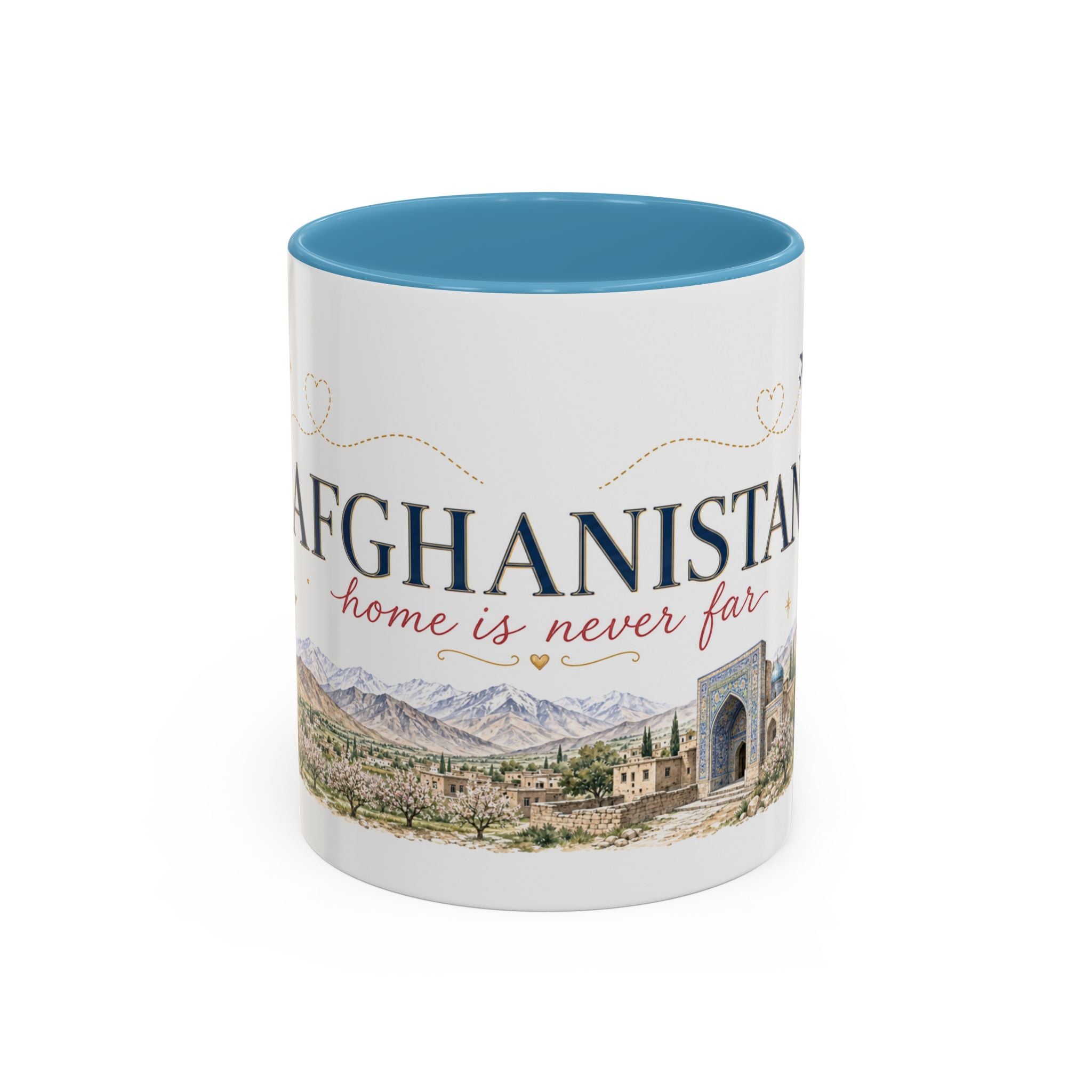 Afghanistan Home Country Mug | Moving Away Gift | Long Distance Friendship | 11 oz 15 oz Accent Mug