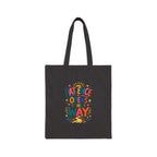 Patience Opens The Way Tote Bag | Ancient Wisdom Quote Canvas Bag | Colorful Philosophy Gift