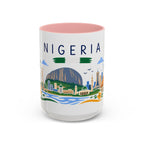 Nigeria Coffee Mug | Travel Souvenir Accent Mug | Country Gift Ceramic Cup 11oz 15oz