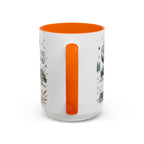 America the Beautiful Coffee Mug | Patriotic USA Gift | Accent Color Ceramic 11oz 15oz