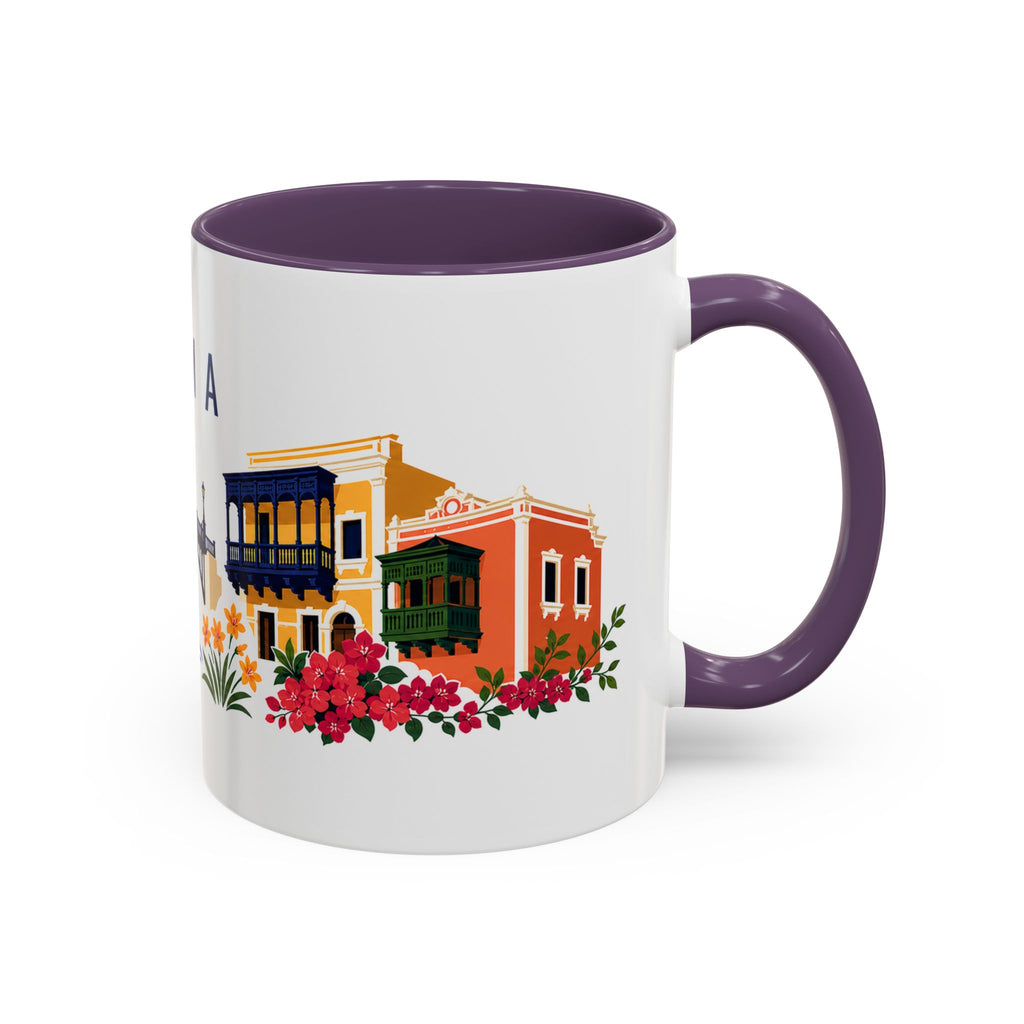 Lima Coffee Mug | Peru Travel Souvenir | Porcelain Decal City Gift | 11oz 15oz Accent Mug