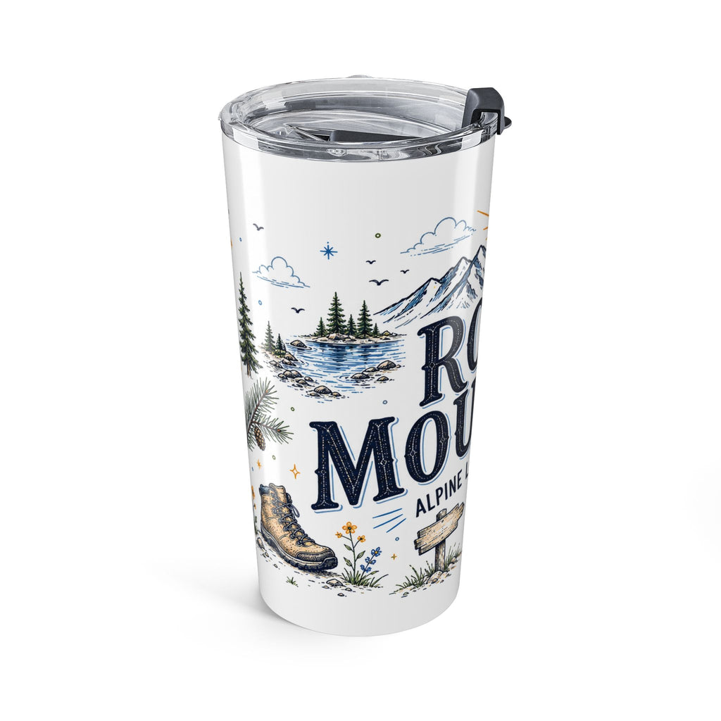 Rocky Mountain National Park 20oz Tumbler | Colorado Hiking Gift | Insulated Stainless Steel Travel Cup