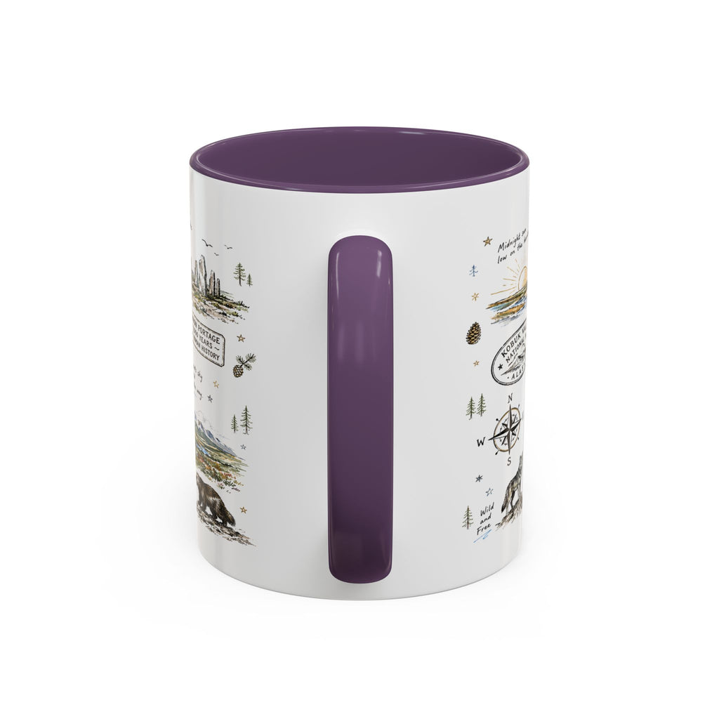 Kobuk Valley National Park Coffee Mug | Alaska Arctic Sand Dunes Gift | Accent Color Ceramic 11oz 15oz