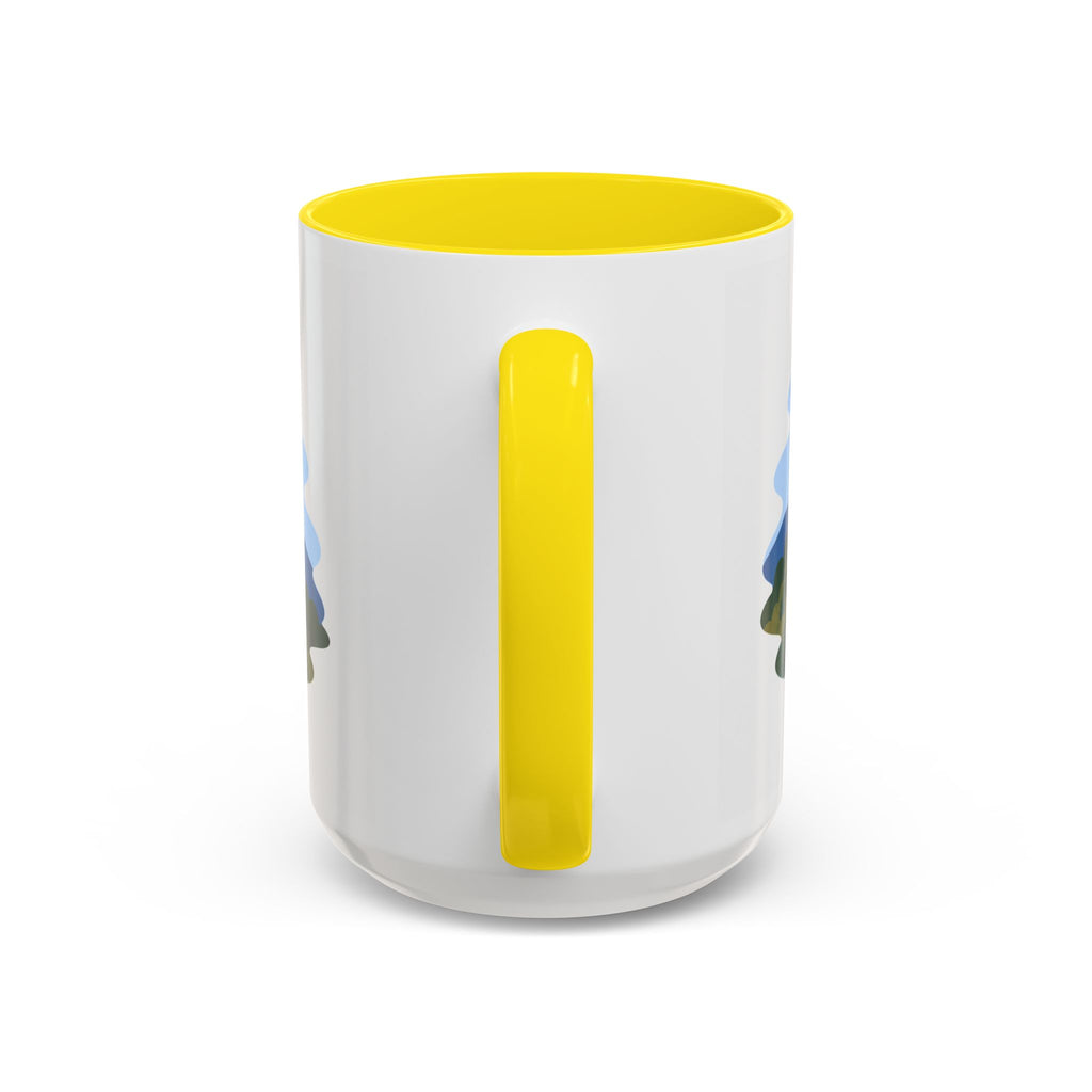 Pinnacles National Park Coffee Mug | Solid Color Block Park Souvenir | 11oz 15oz Accent Mug