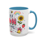 One in a Melon Coffee Mug | Sweetest Teacher Appreciation Gift | Accent Color Ceramic 11oz 15oz