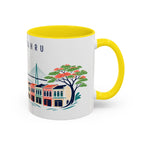 Johor Bahru Coffee Mug | Malaysia Travel Souvenir | Porcelain Decal City Gift | 11oz 15oz Accent Mug