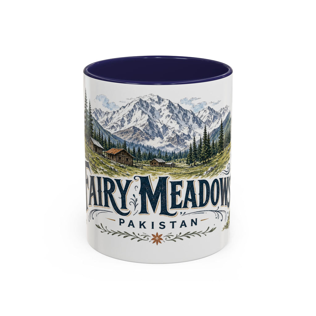 Fairy Meadows Mug, Pakistan Travel Souvenir, Bucket List Gift, Accent Ceramic Coffee Mug 11oz 15oz