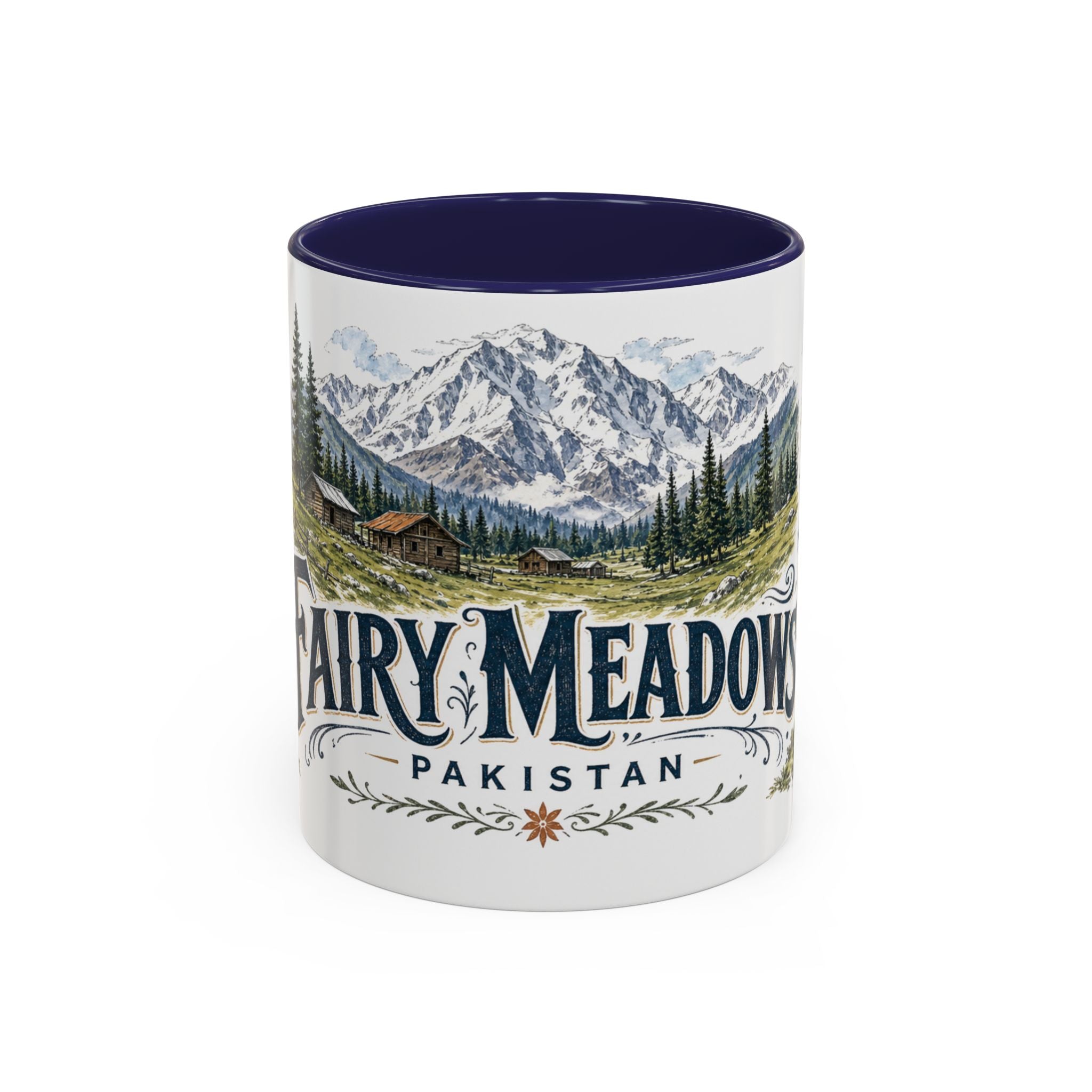 Fairy Meadows Mug, Pakistan Travel Souvenir, Bucket List Gift, Accent Ceramic Coffee Mug 11oz 15oz