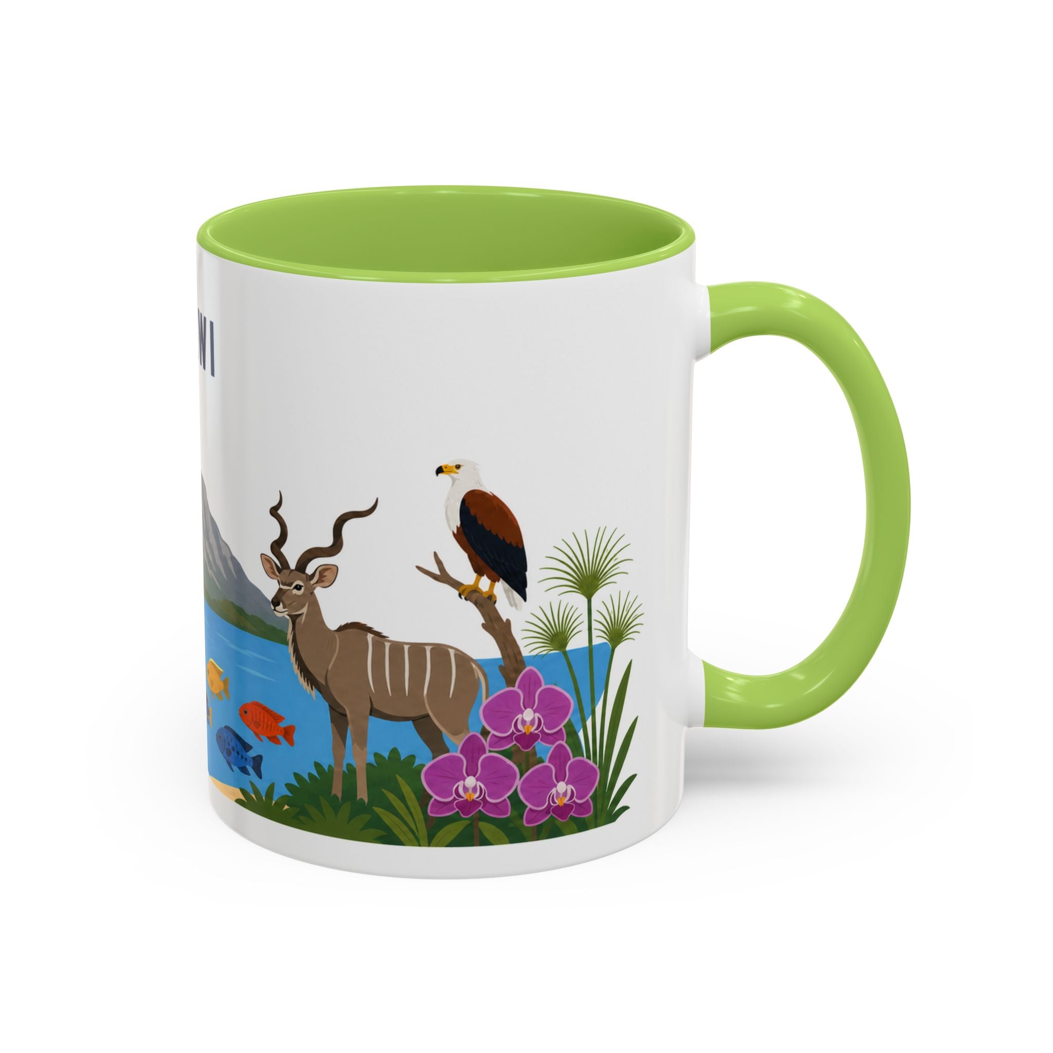 Malawi Coffee Mug | Travel Souvenir Accent Mug | Country Gift Ceramic Cup 11oz 15oz