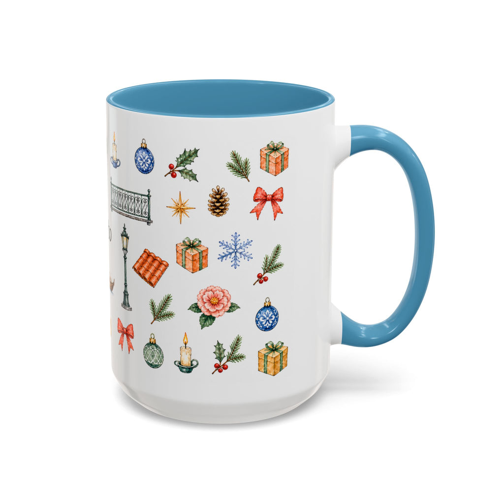 Porto Christmas Mug | Watercolor City Souvenir, Travel Gift (11oz/15oz)