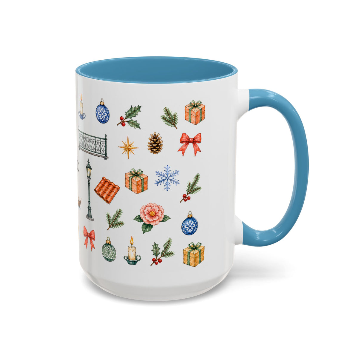 Porto Christmas Mug | Watercolor City Souvenir, Travel Gift (11oz/15oz)