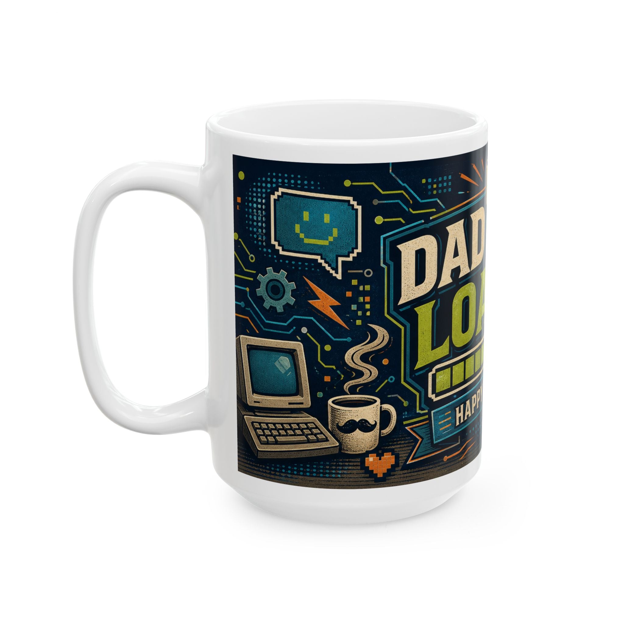 Dad Jokes Loading Father's Day Coffee Mug | Dad Gift | Ceramic 11oz 15oz Cup