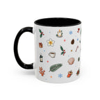 Honolulu Christmas Mug | Watercolor City Souvenir | Ceramic Coffee Cup (11oz 15oz)