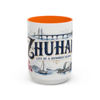 Zhuhai Coffee Mug | China Travel Souvenir | Vintage Illustrated City Gift | 11 oz 15 oz Accent Mug